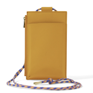 유즈와 릴리클러치 (오렌지) - 목걸이형 휴대폰가방 &amp; 지갑